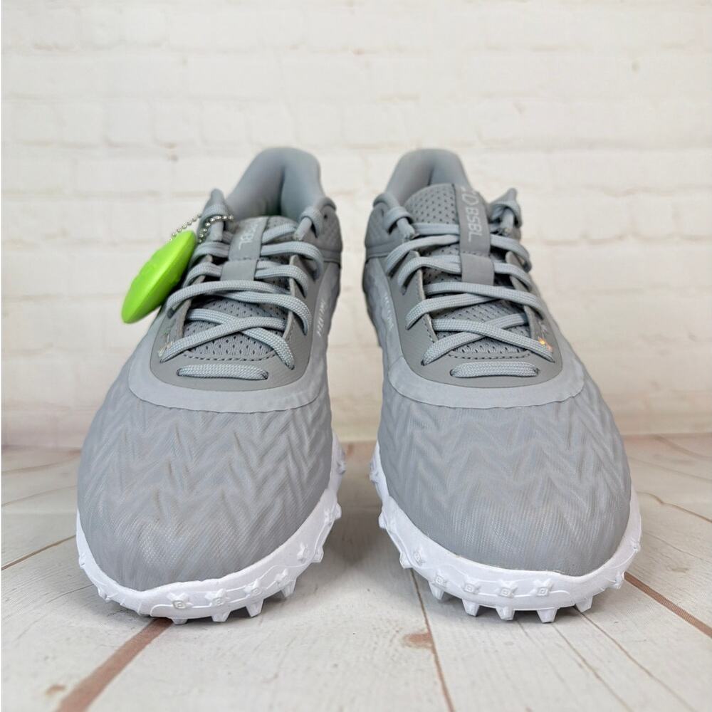 Under Armour UA Yard Turf 3.0 Baseball Gray Shoes Size 7 3027448-102 - Picture 5 of 10